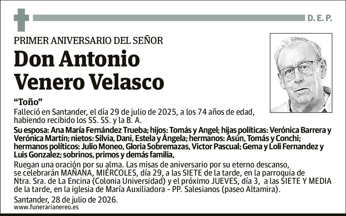 Antonio Venero Velasco