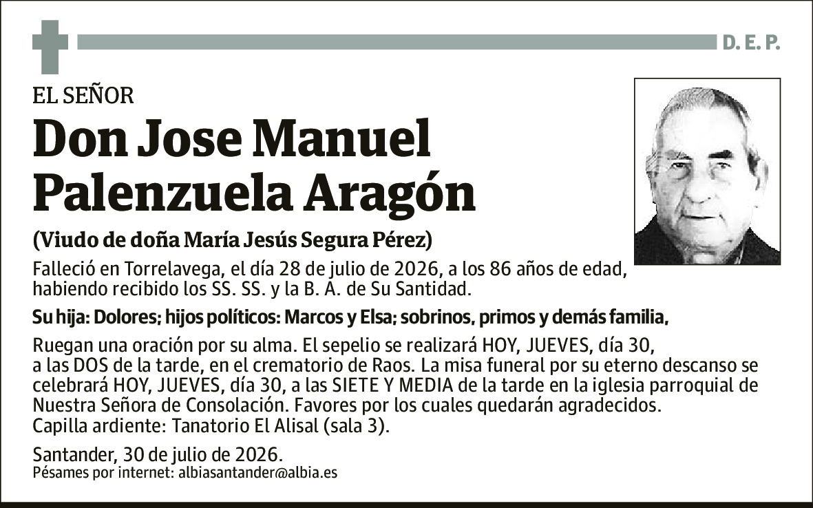 Jose Manuel Palenzuela Aragón