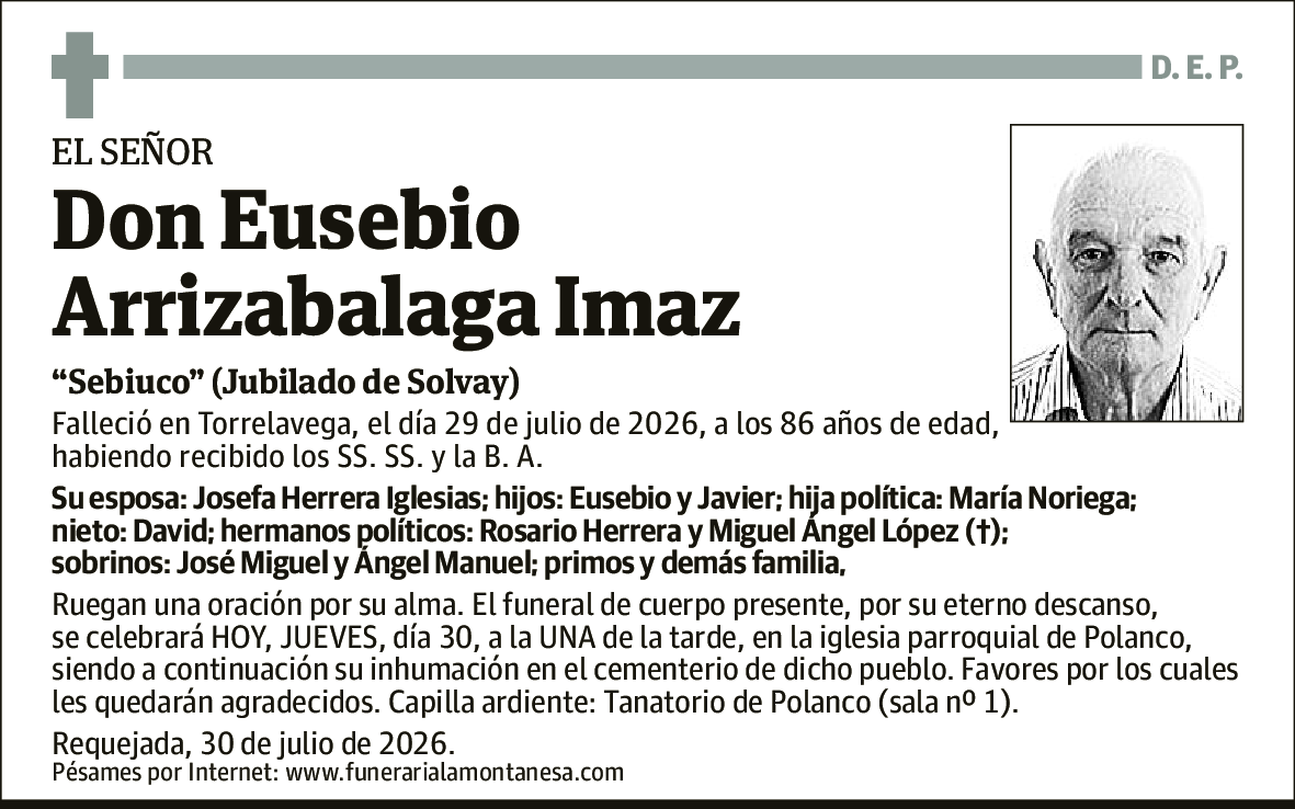 Eusebio Arrizabalaga Imaz