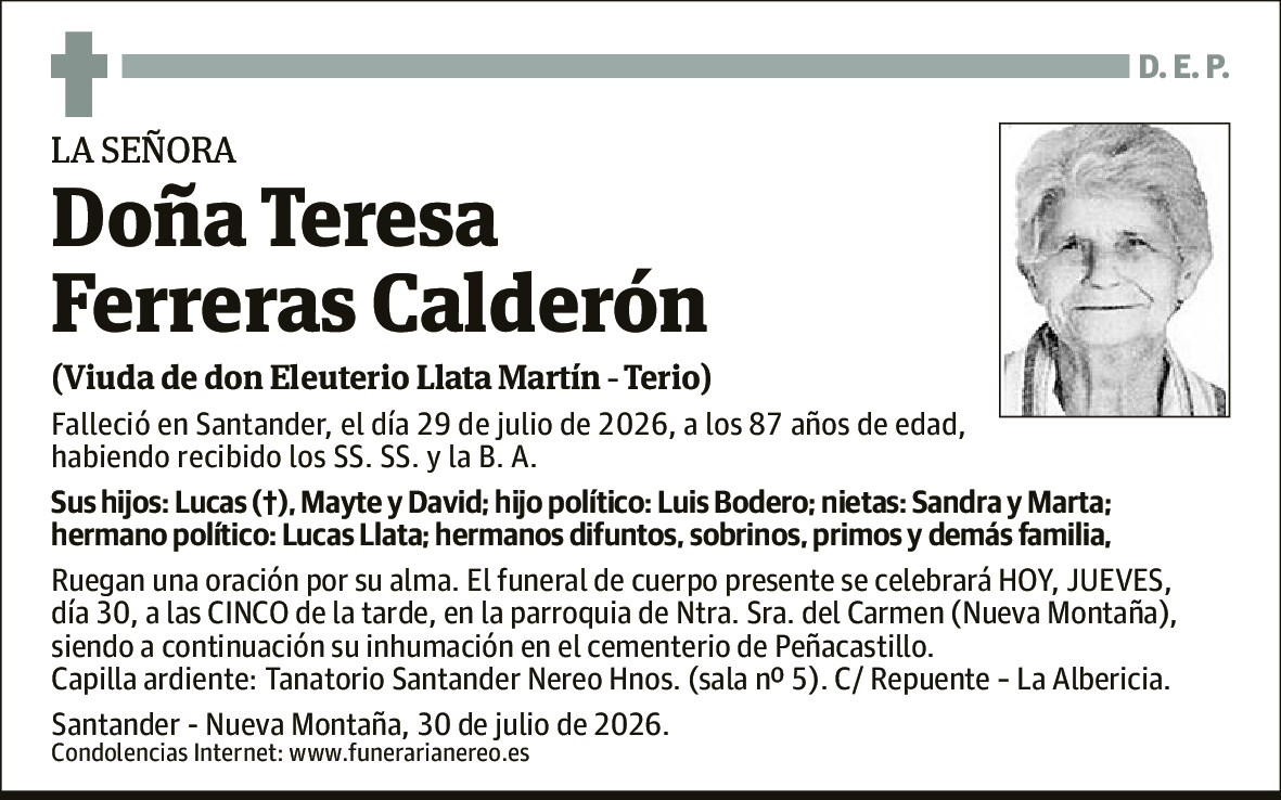 Teresa Ferreras Calderón
