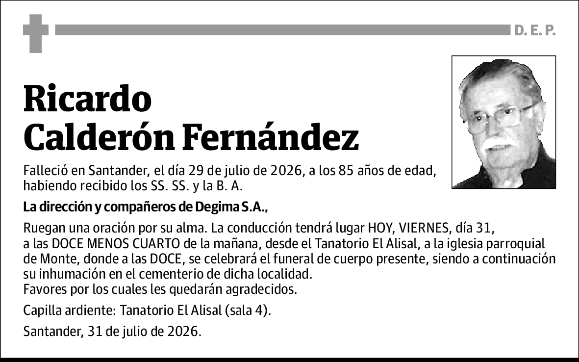 Ricardo Calderon Fernandez