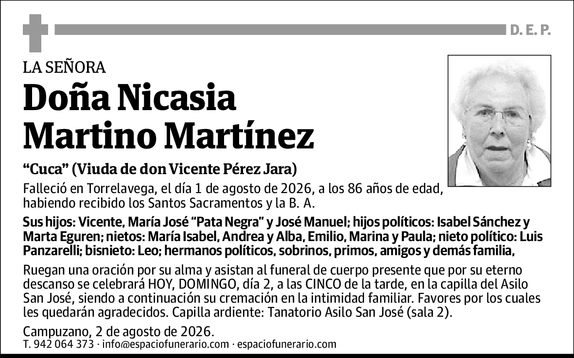 Nicasia Martino Martínez