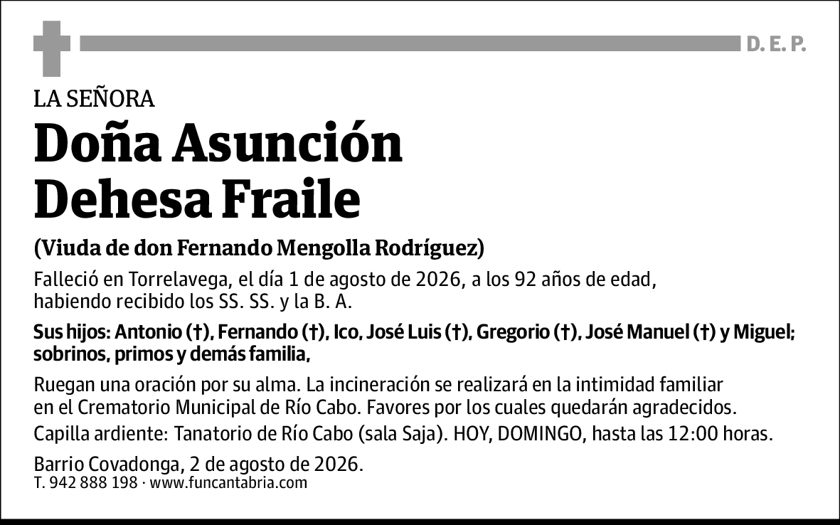 Asunción Dehesa Fraile