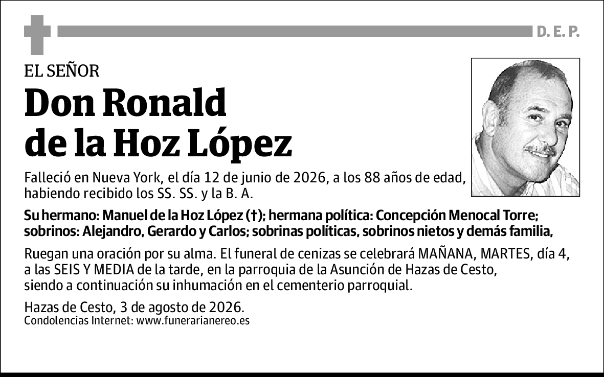 Ronald de la Hoz López