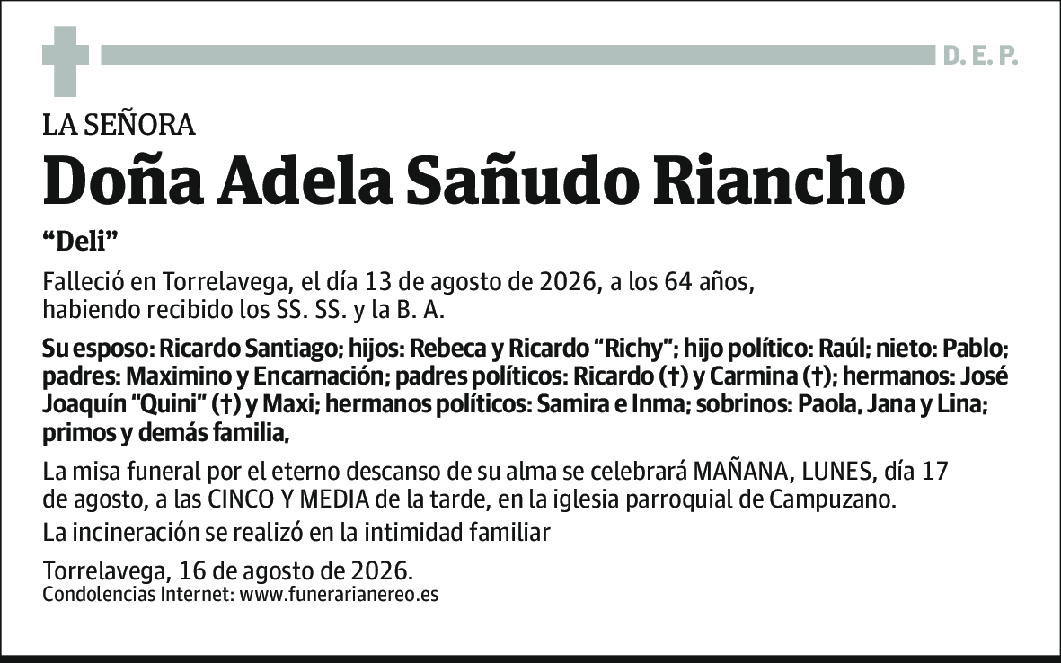 Adela Sañudo Riancho