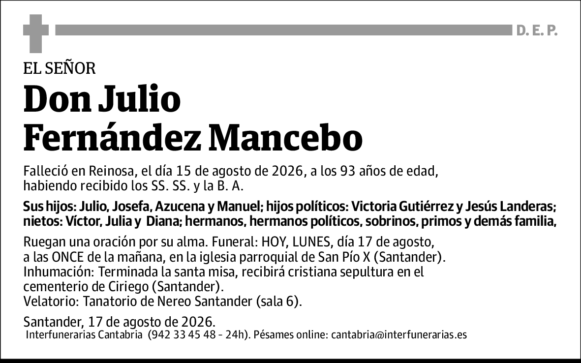 Julio Fernández Mancebo