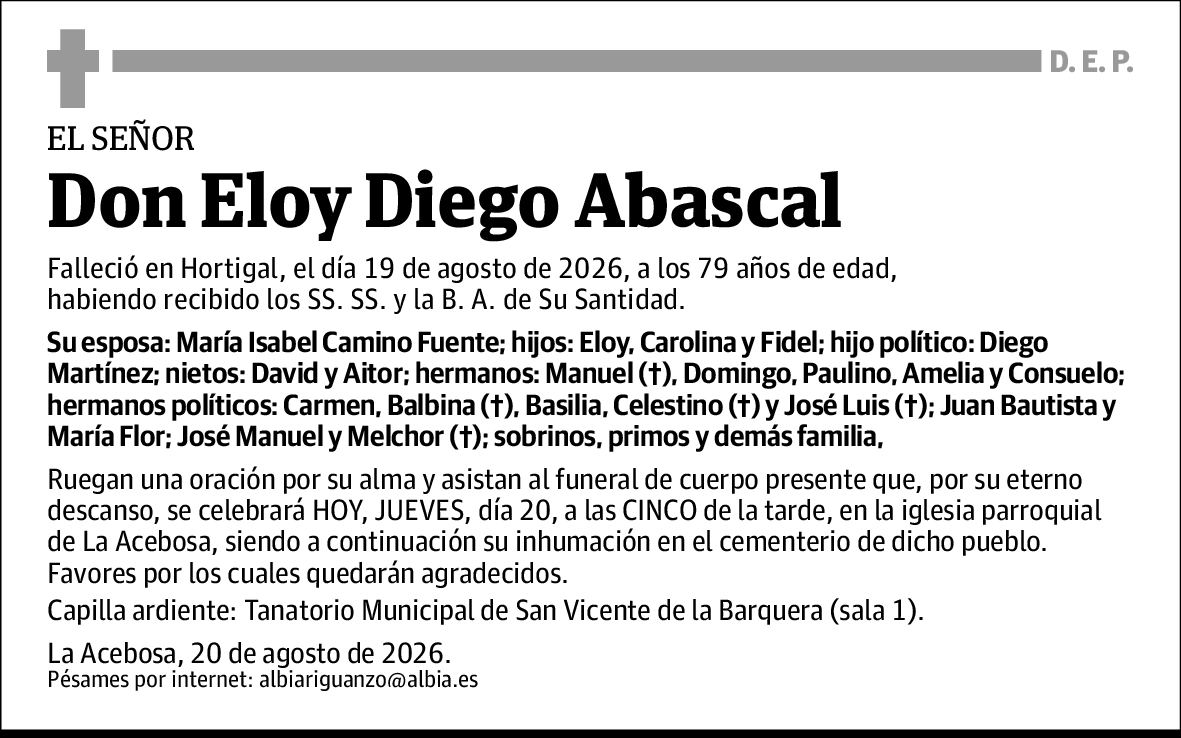 Eloy Diego Abascal