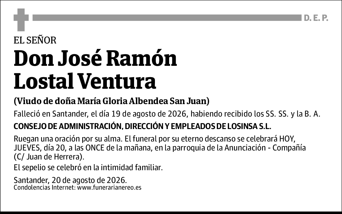 José Ramón Lostal Ventura