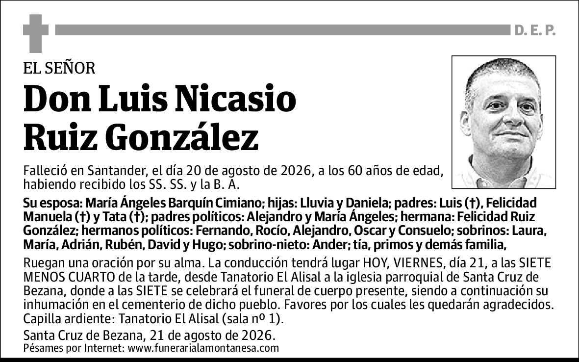 Luis Nicasio Ruiz Gonzalez