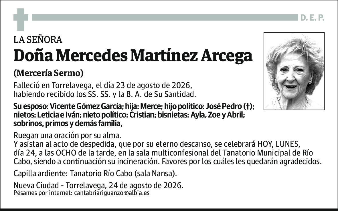 Mercedes Martínez Arcega