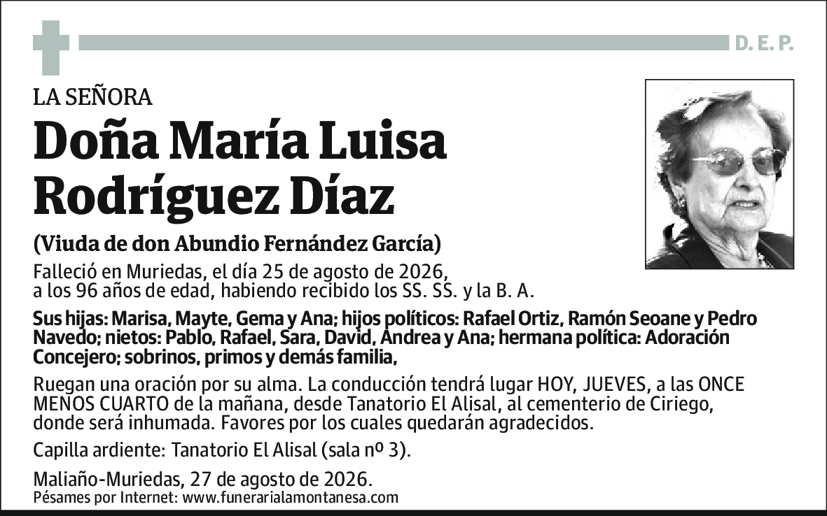 María Luisa Rodríguez Díaz