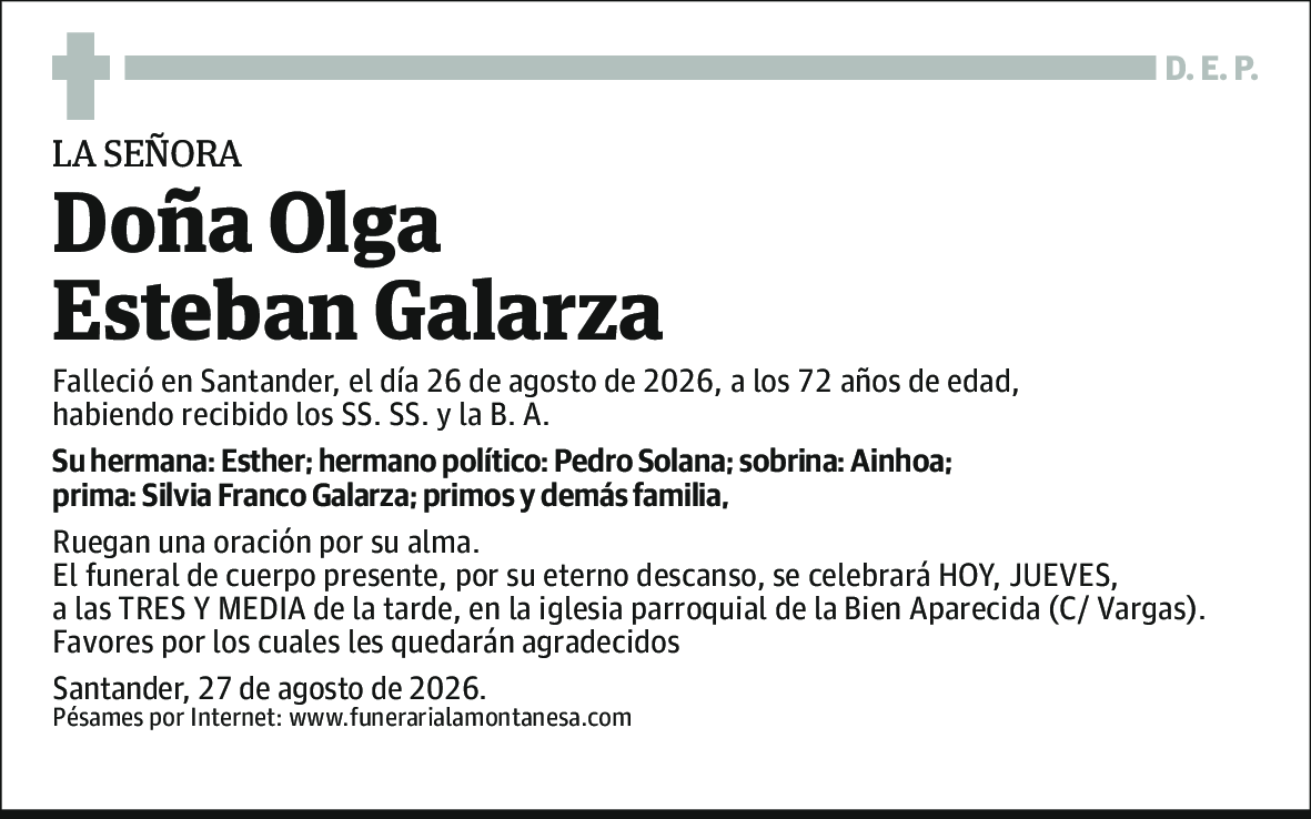 Olga Esteban Galarza