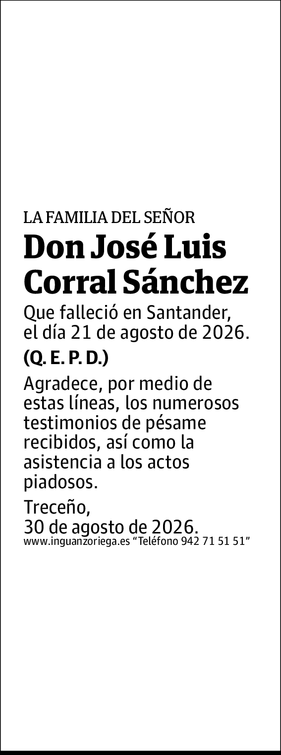 José Luis Corral Sánchez