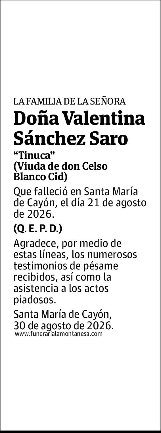 Valentina Sánchez Saro