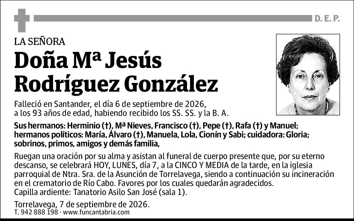 Mª Jesús Rodríguez González