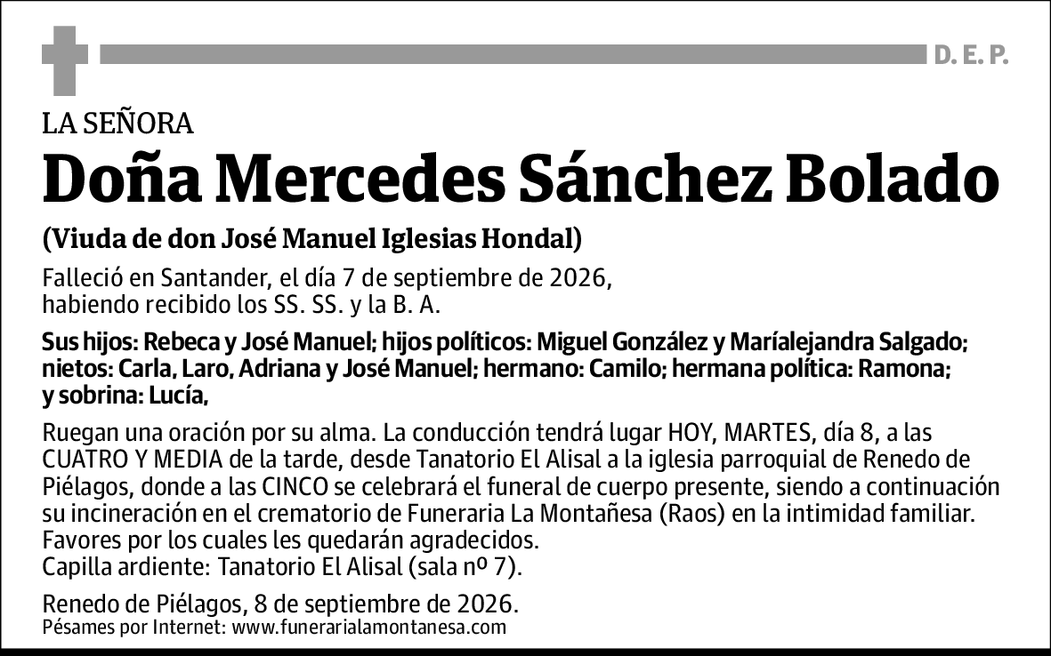 Mercedes Sánchez Bolado