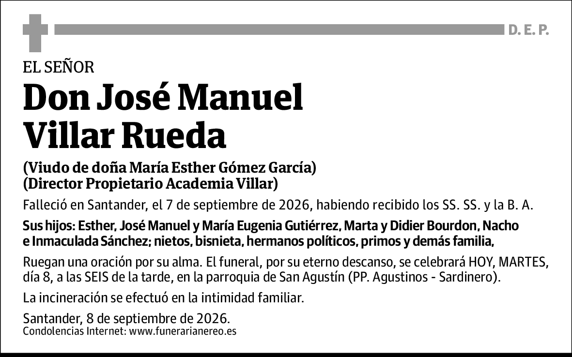 José Manuel Villar Rueda
