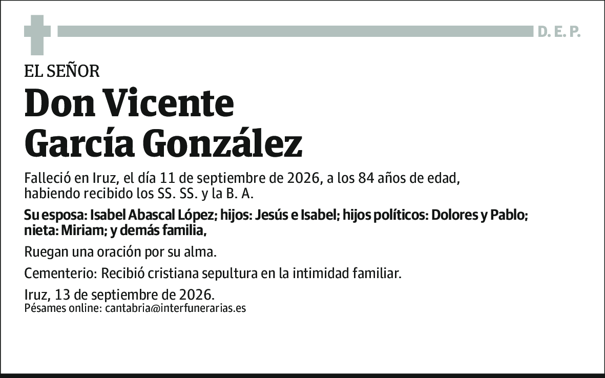 Vicente García González