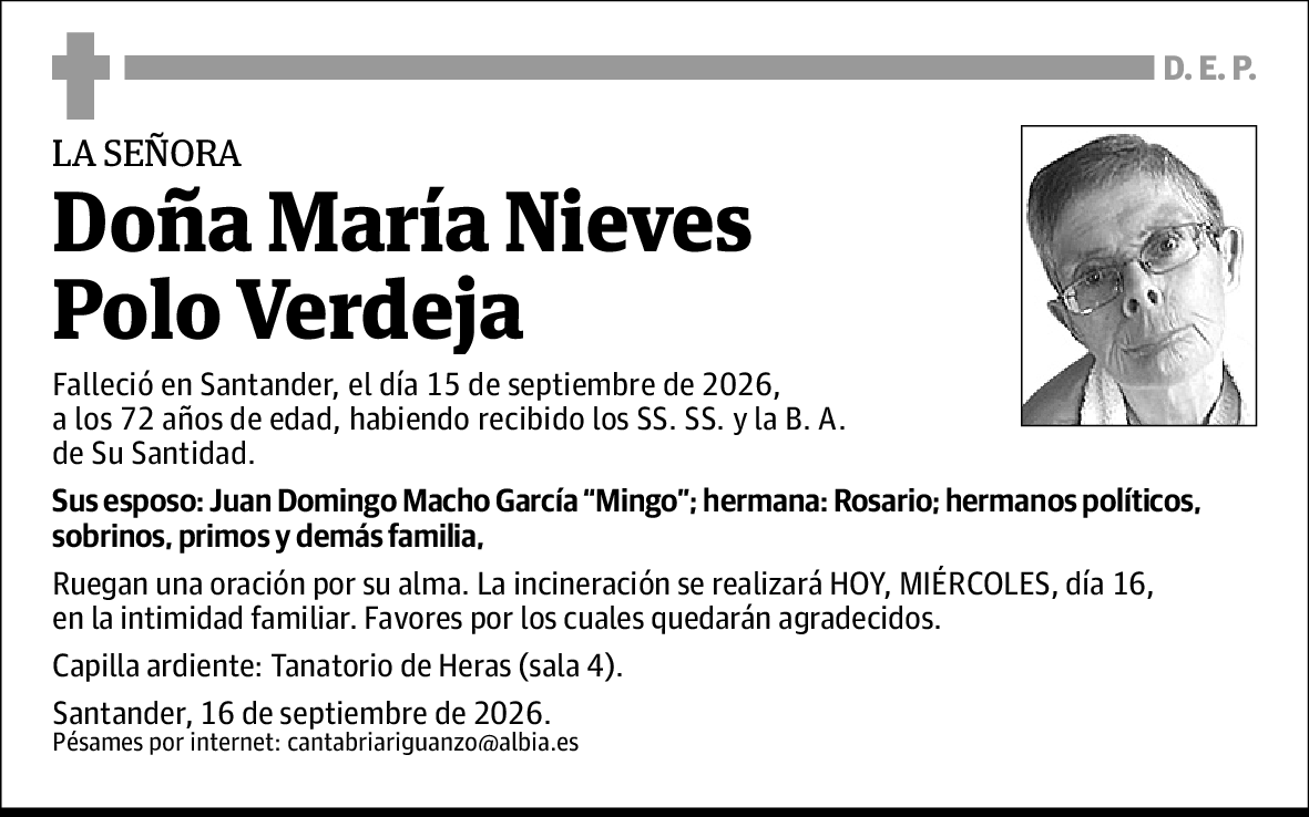 María Nieves Polo Verdeja