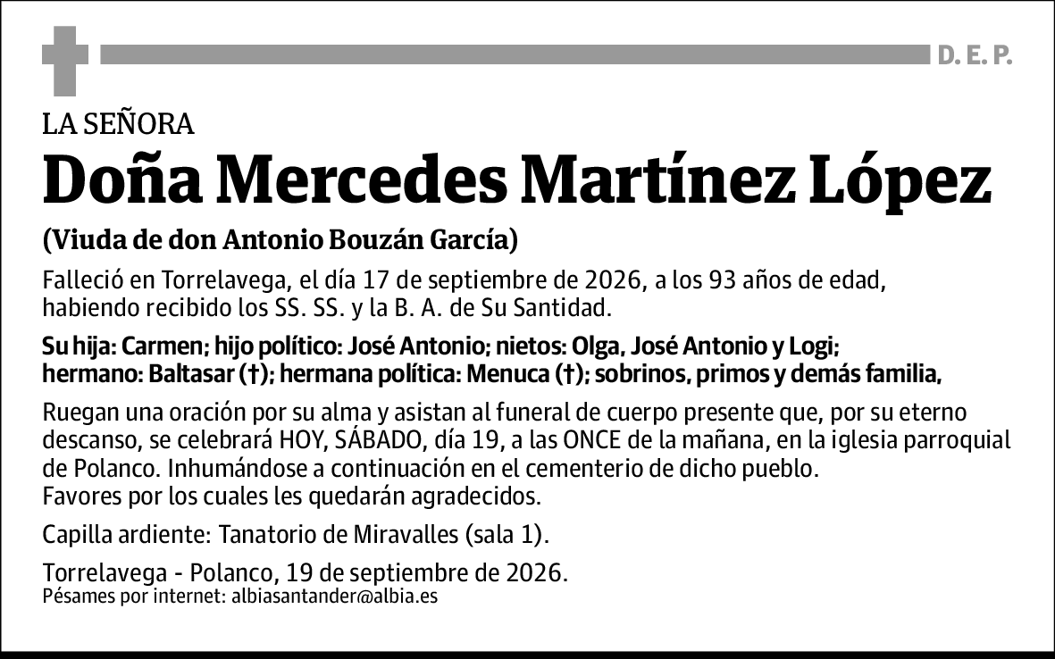 Mercedes Martínez López