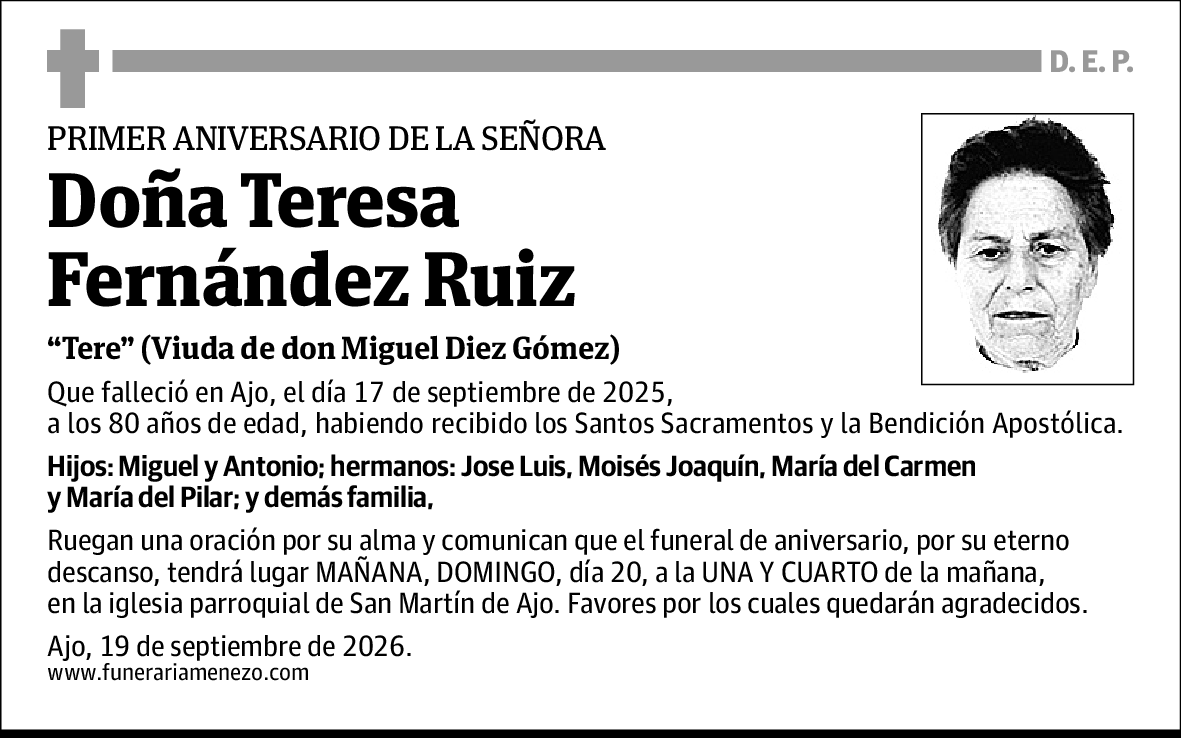 Teresa Fernández Ruiz