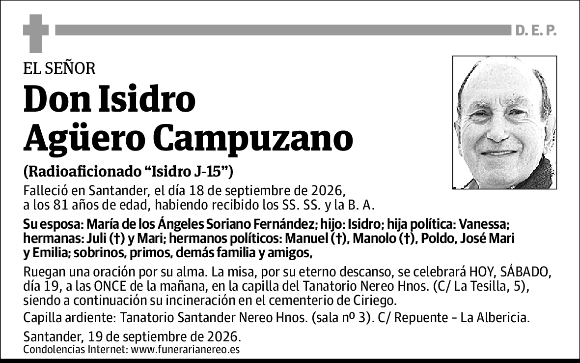 Isidro Agüero Campuzano