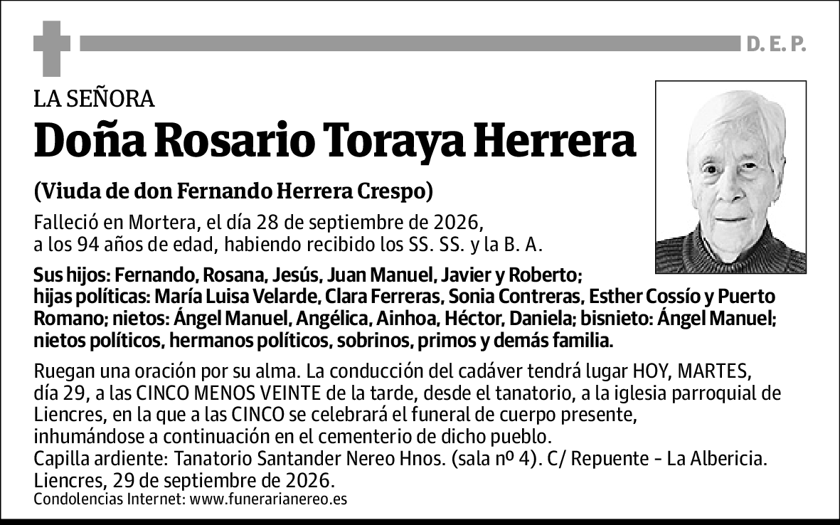 Rosario Toraya Herrera