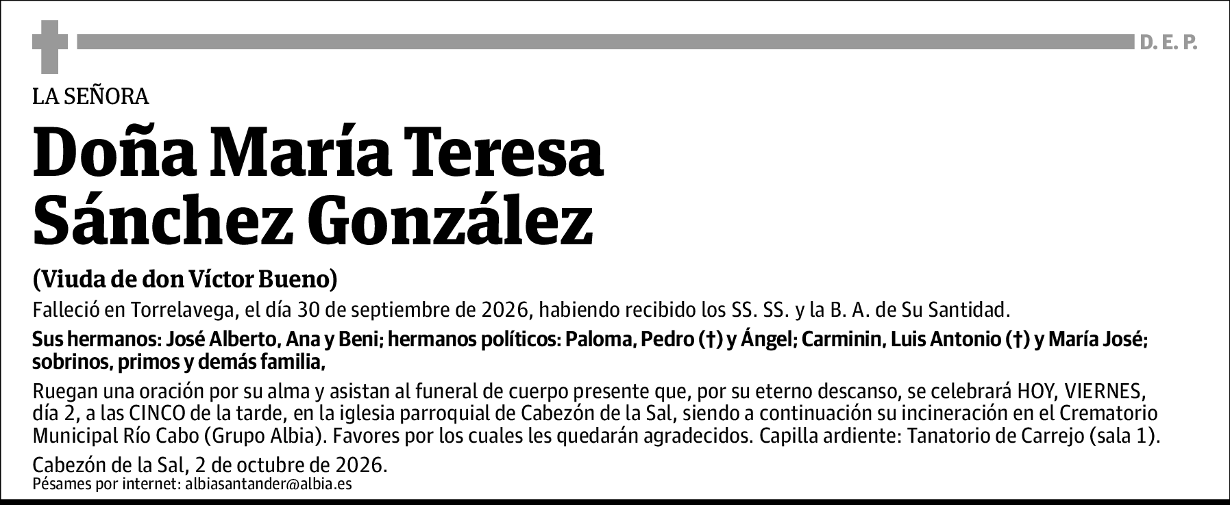 María Teresa Sánchez González