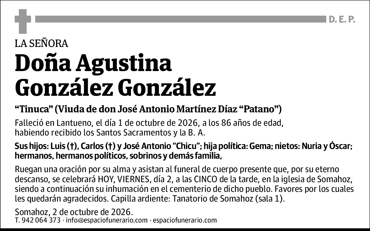 Agustina González González