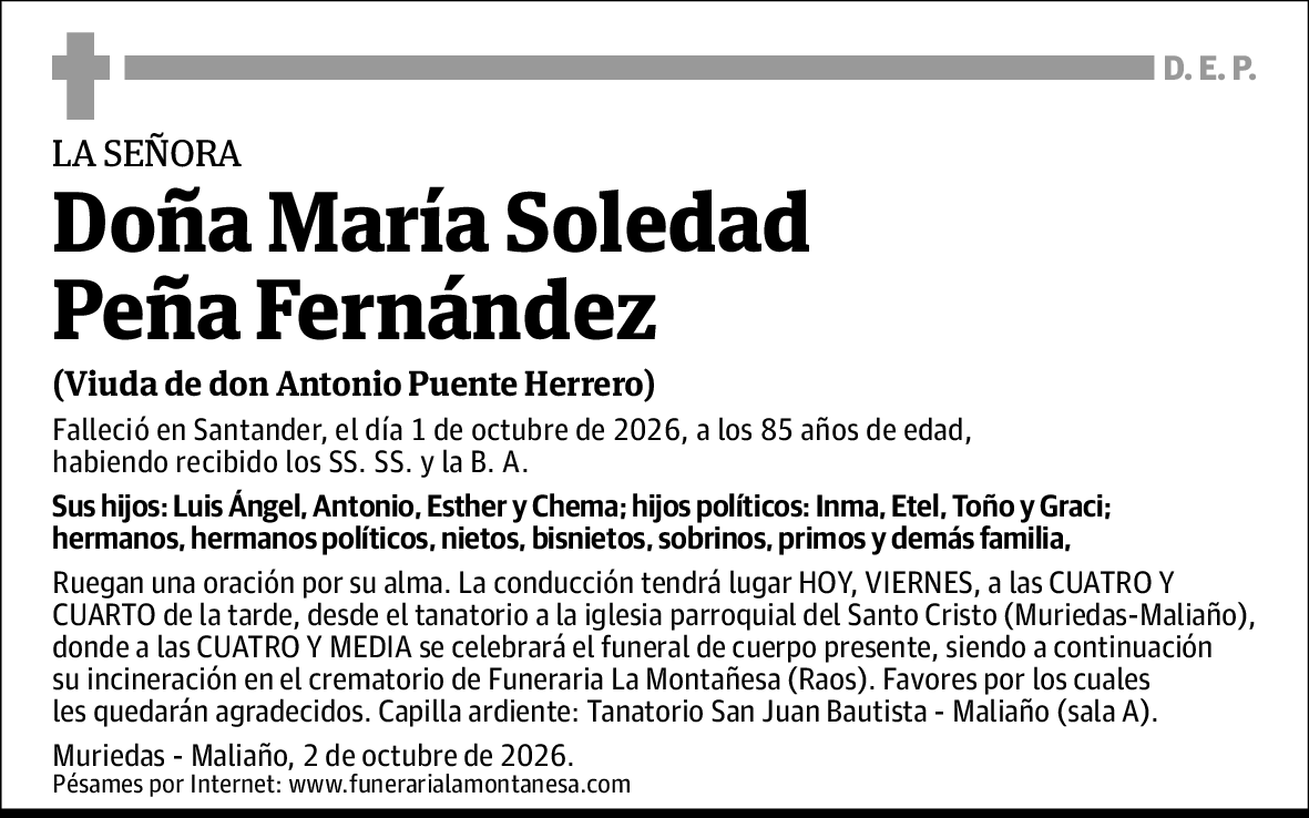María Soledad Peña Fernández