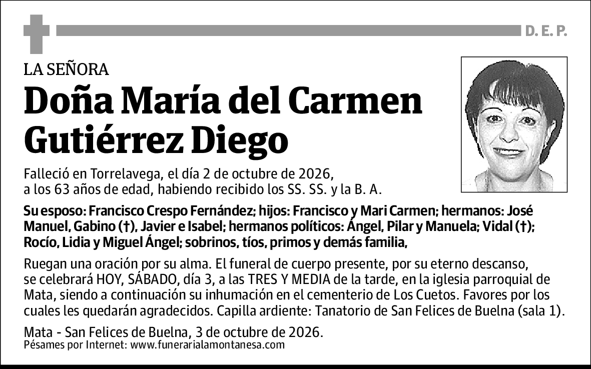María del Carmen Gutiérrez Diego