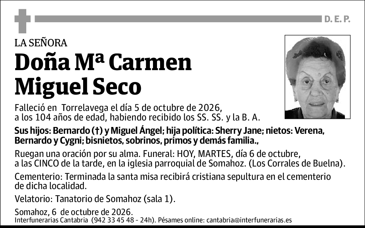 María Carmen Miguel Seco