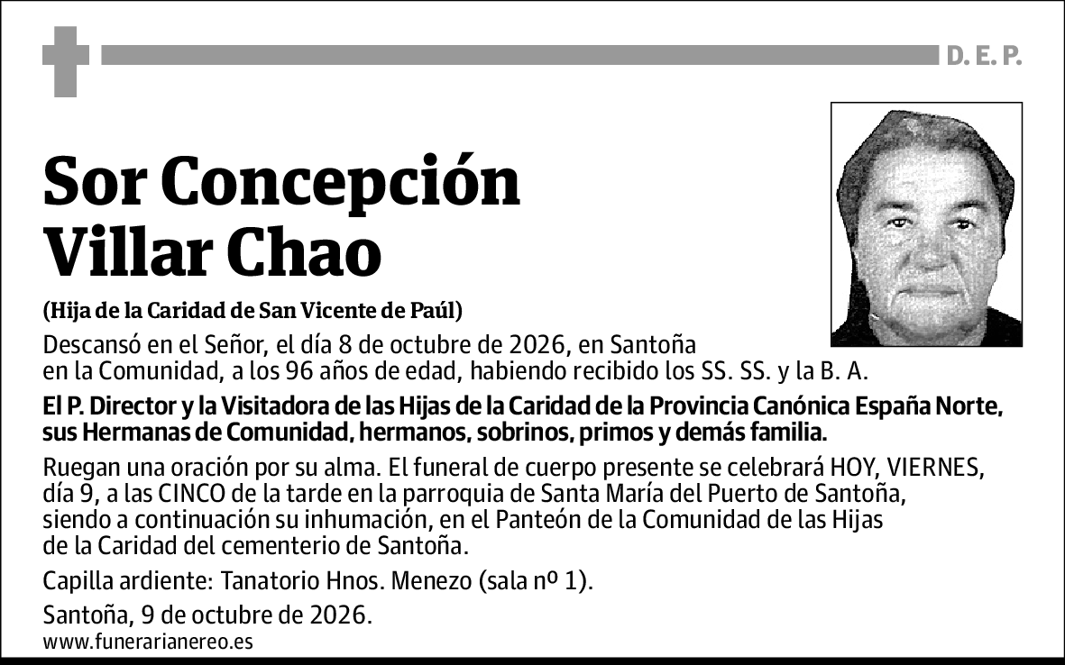 Sor Concepción Villar Chao