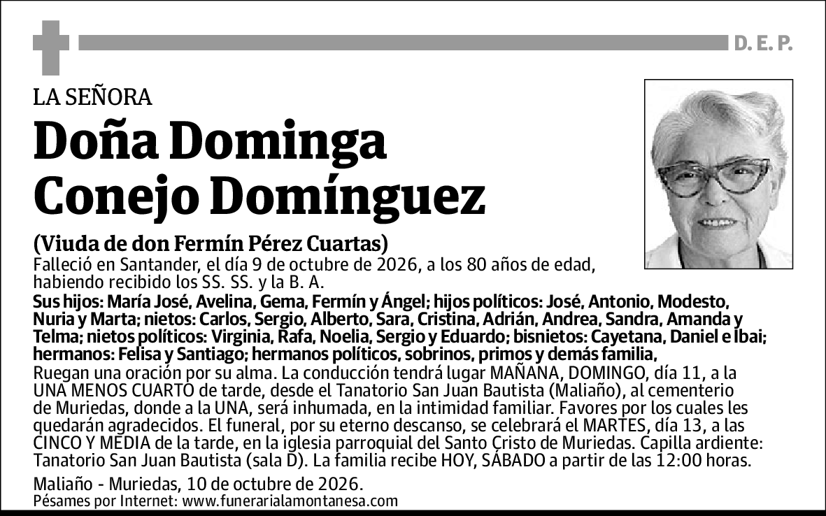 Dominga Conejo Domínguez