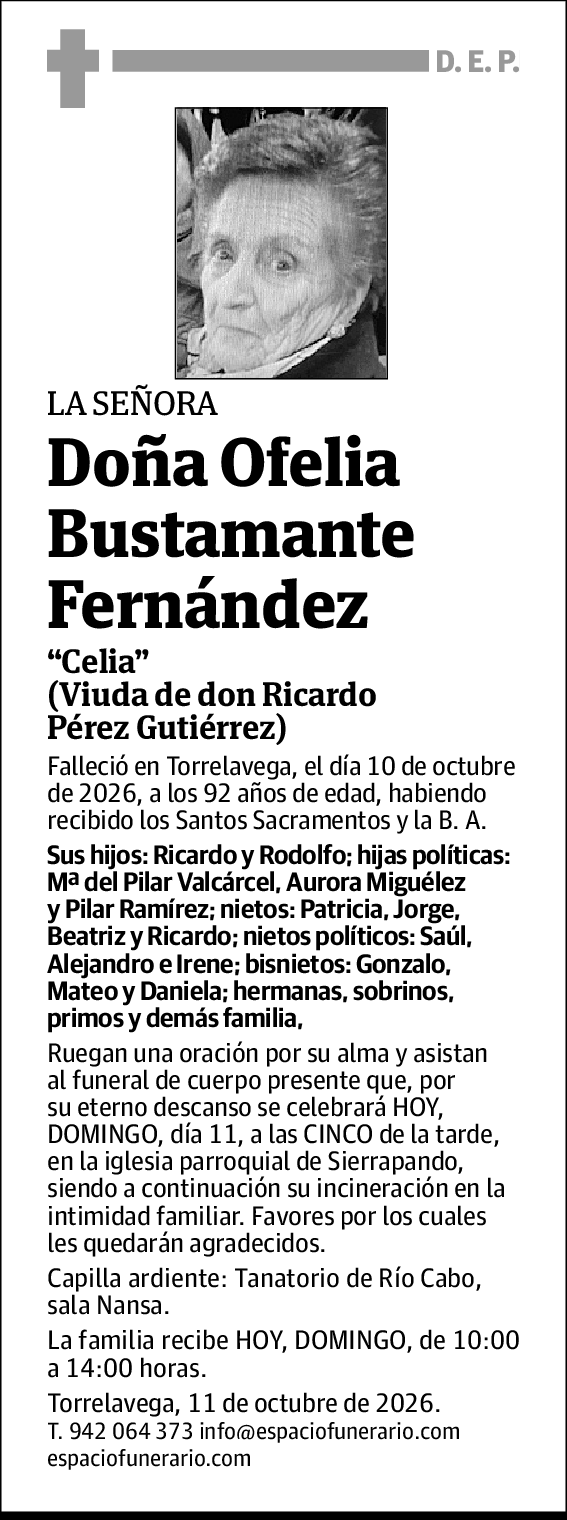Ofelia Bustamante Fernández