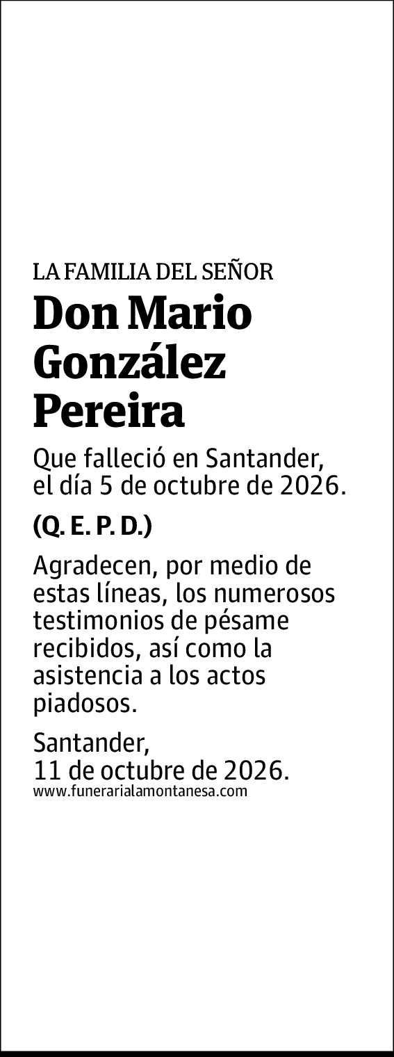 Mario González Pereira