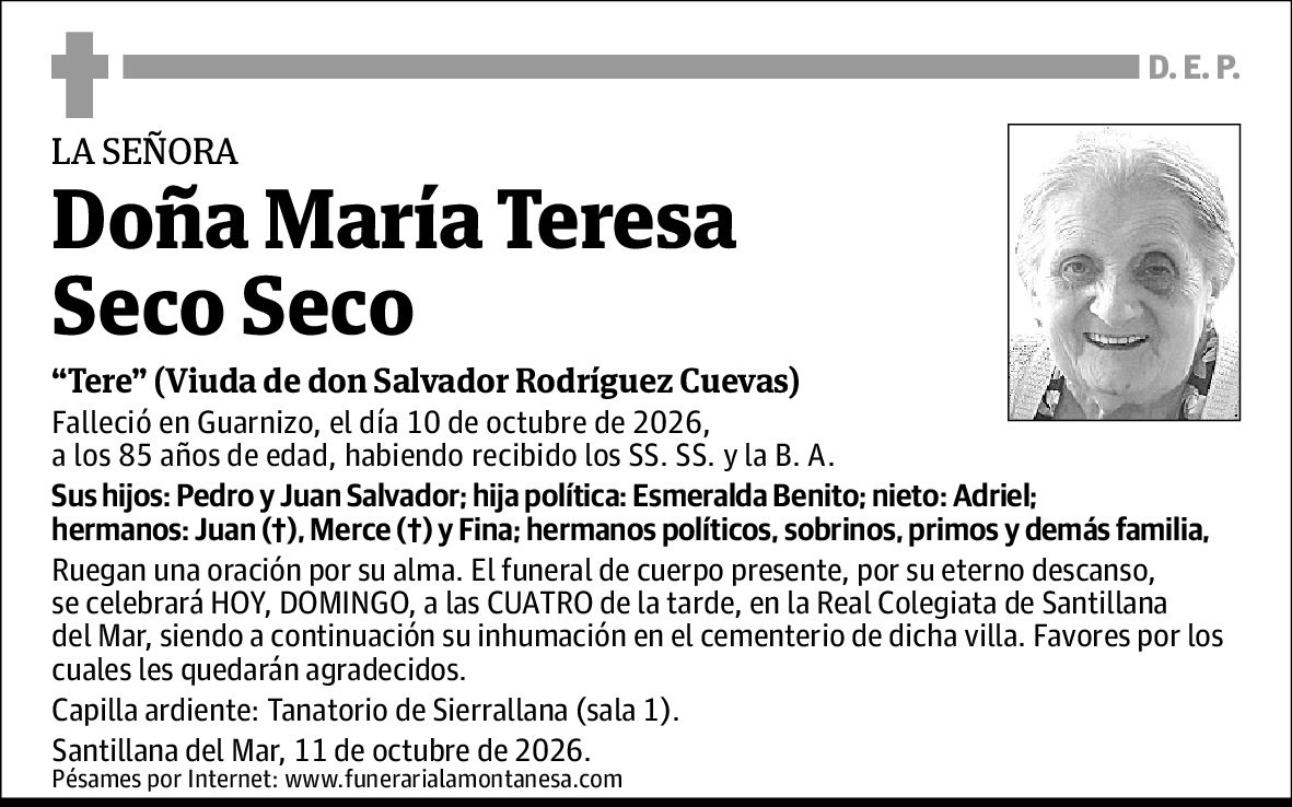 María Teresa Seco Seco