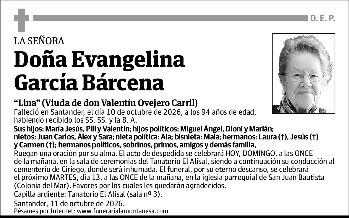 Evangelina García Bárcena