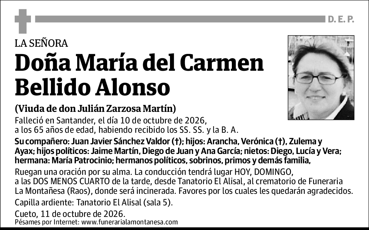 María del Carmen Bellido Alonso