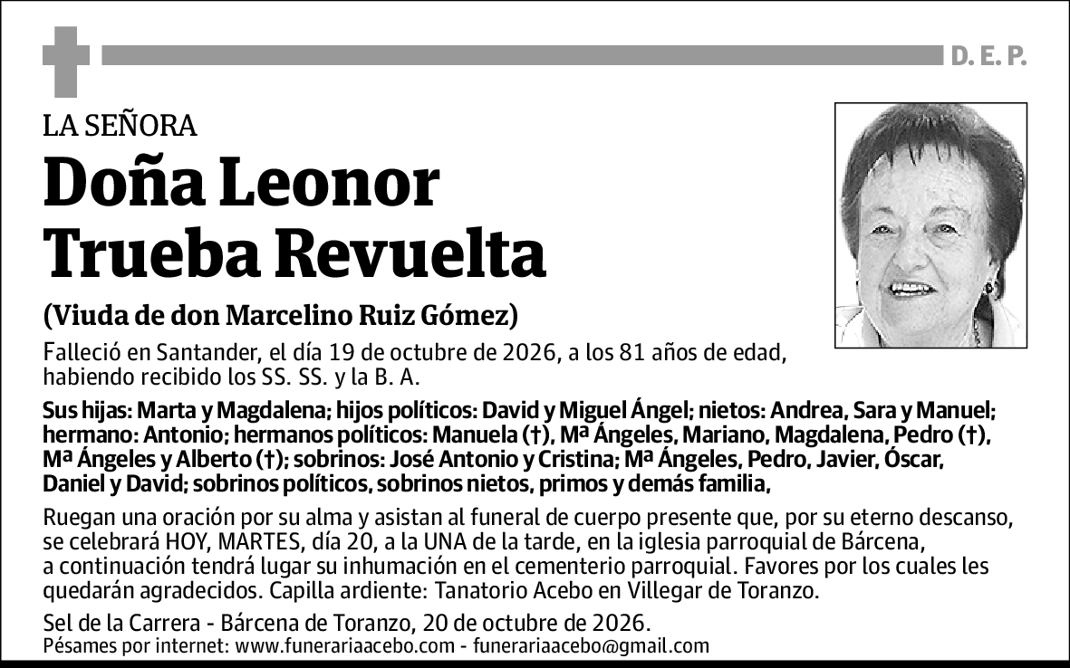 Leonor Trueba Revuelta
