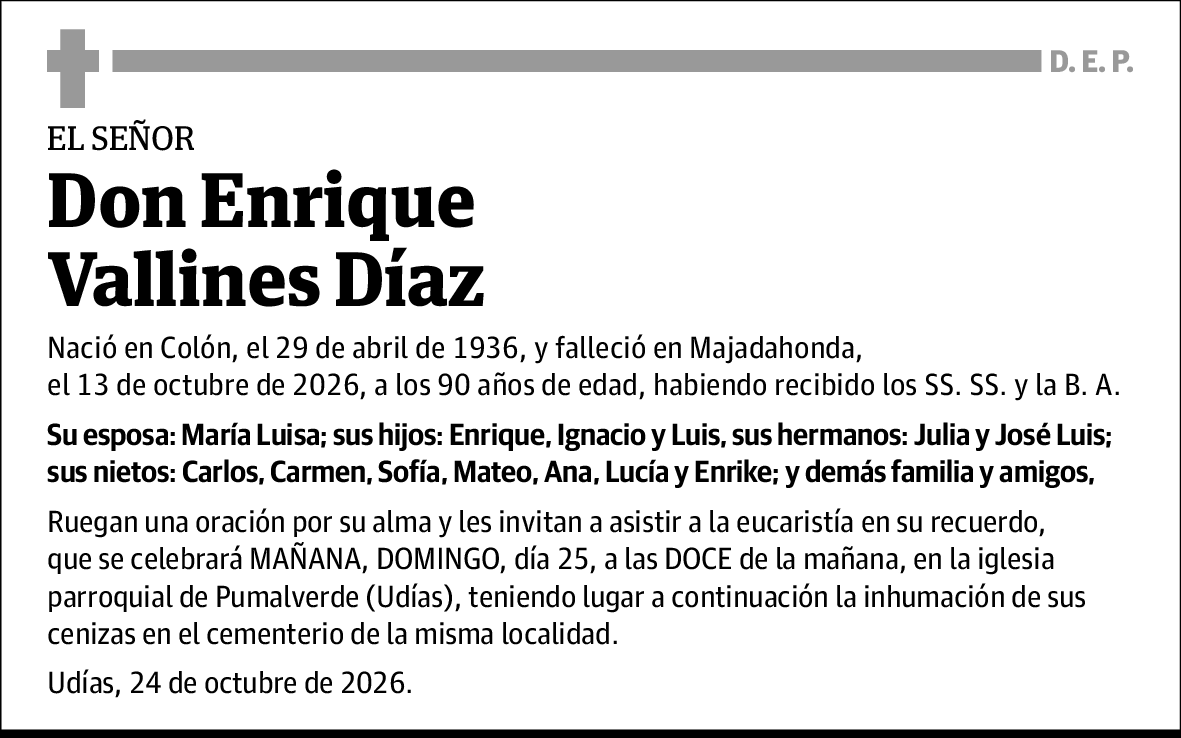 Enrique Vallines Díaz
