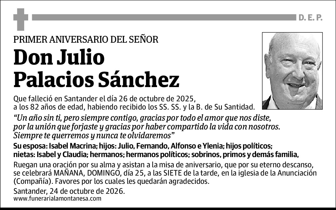 Julio Palacios Sánchez