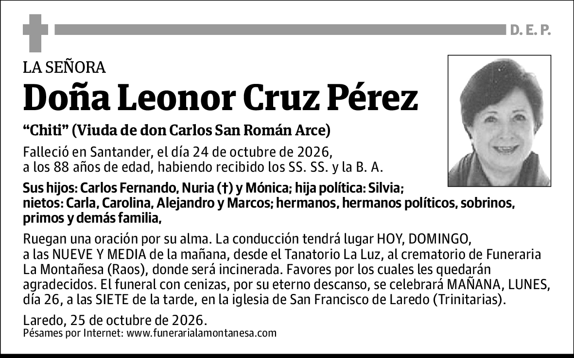 Leonor Cruz Pérez