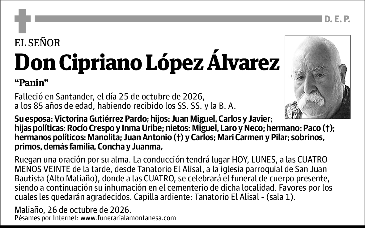 Cipriano López Álvarez