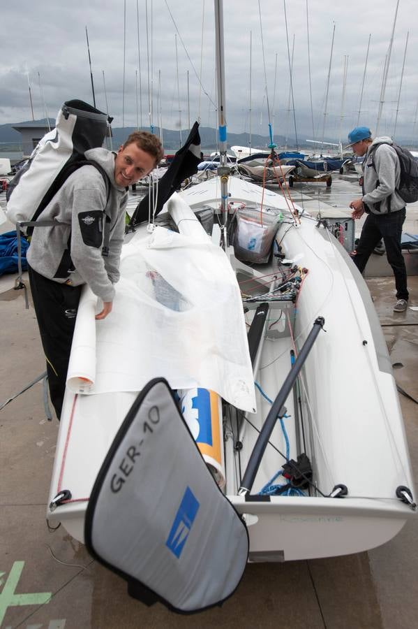 Preparativos del Mundial de Vela