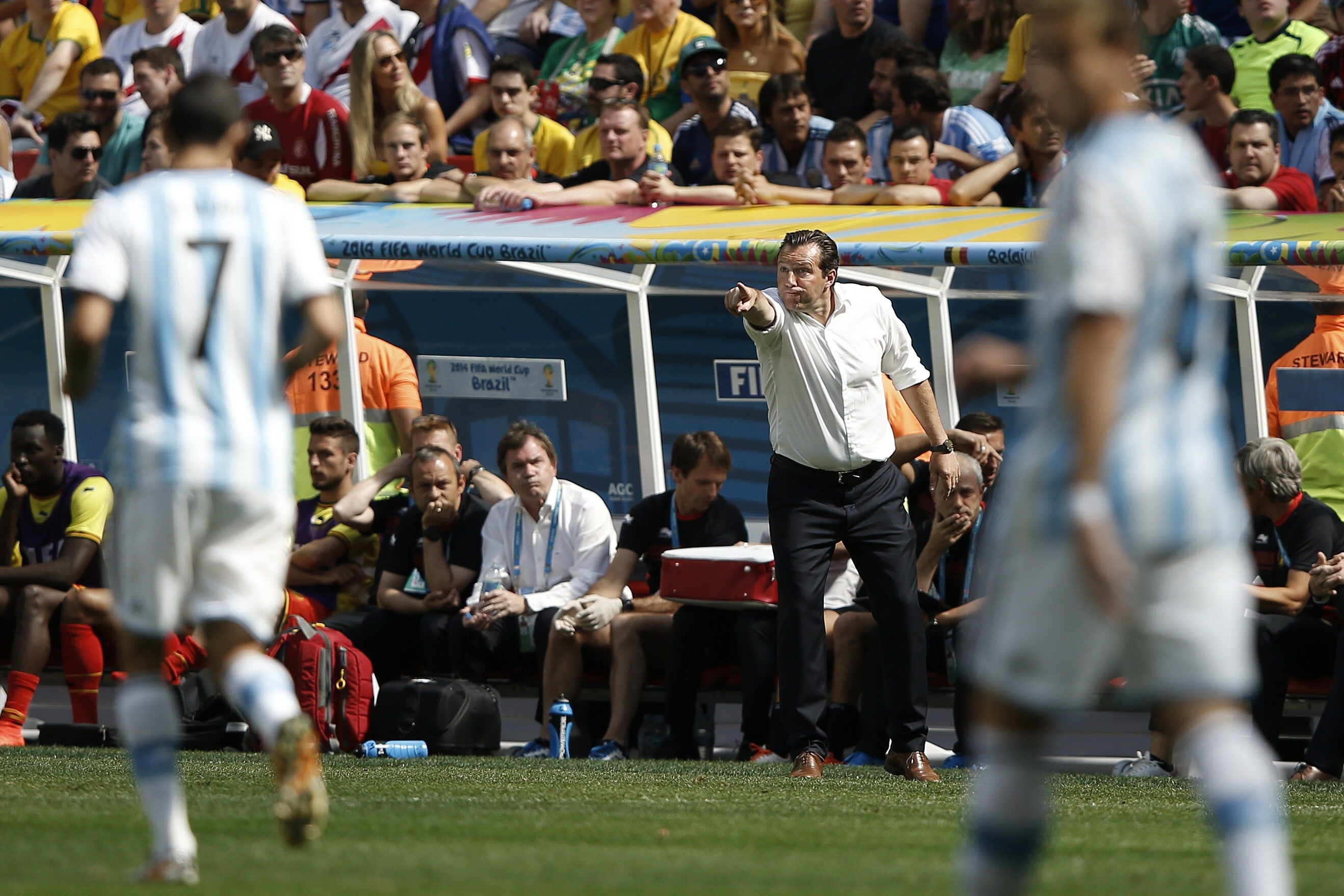 Argentina y Bélgica en los cuartos de final del Mundial