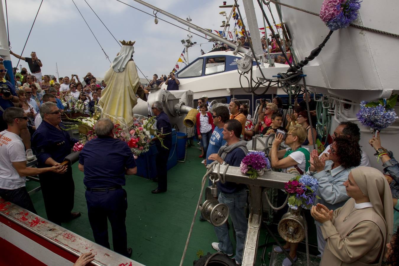 Procesión del Carmen en Santander