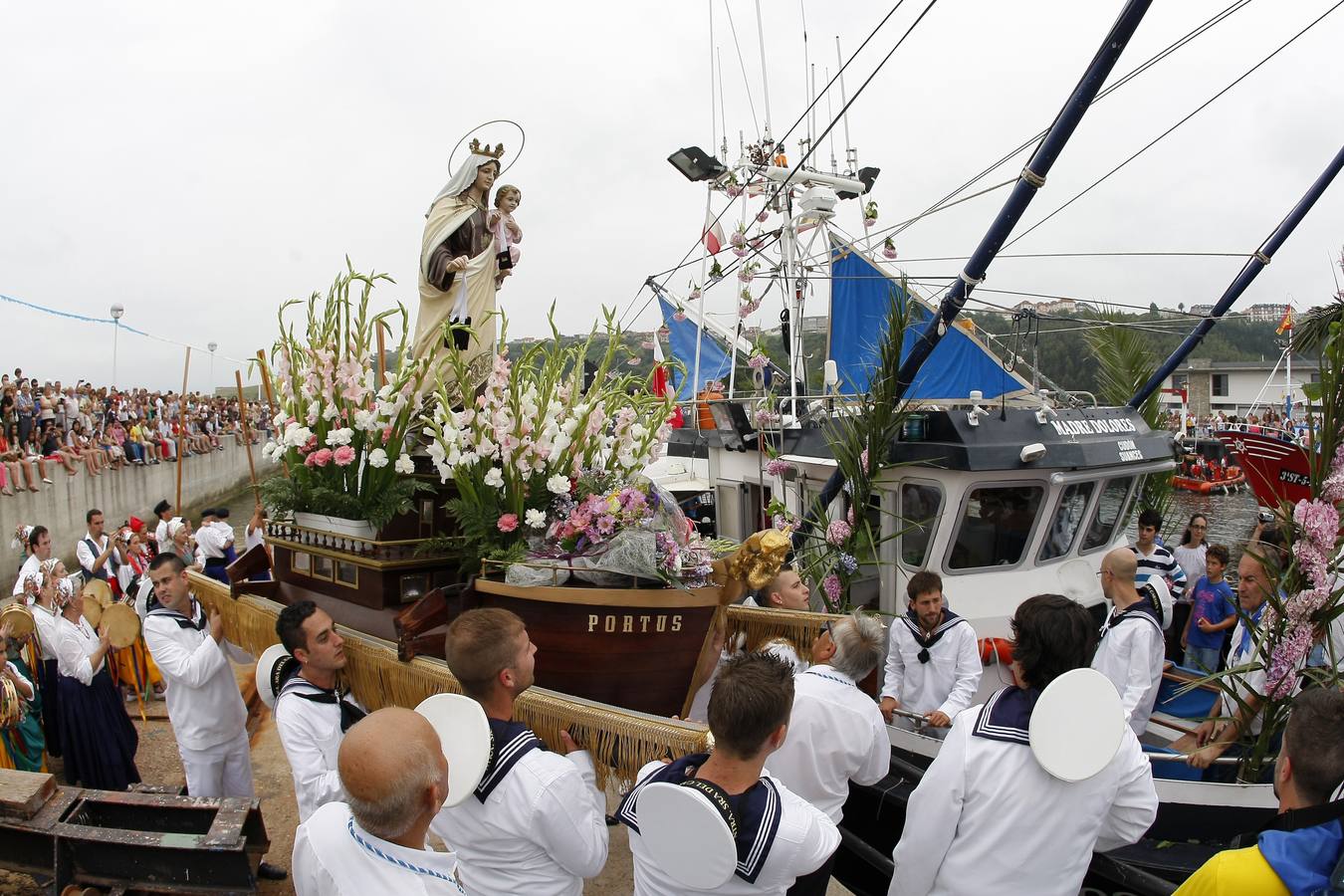 Suances se vuelca con la Virgen del Carmen
