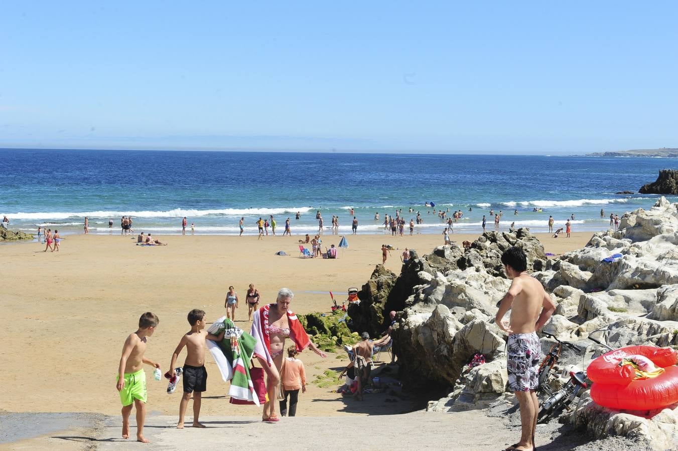 La Virgen del Mar, tras el vertido de aguas fecales