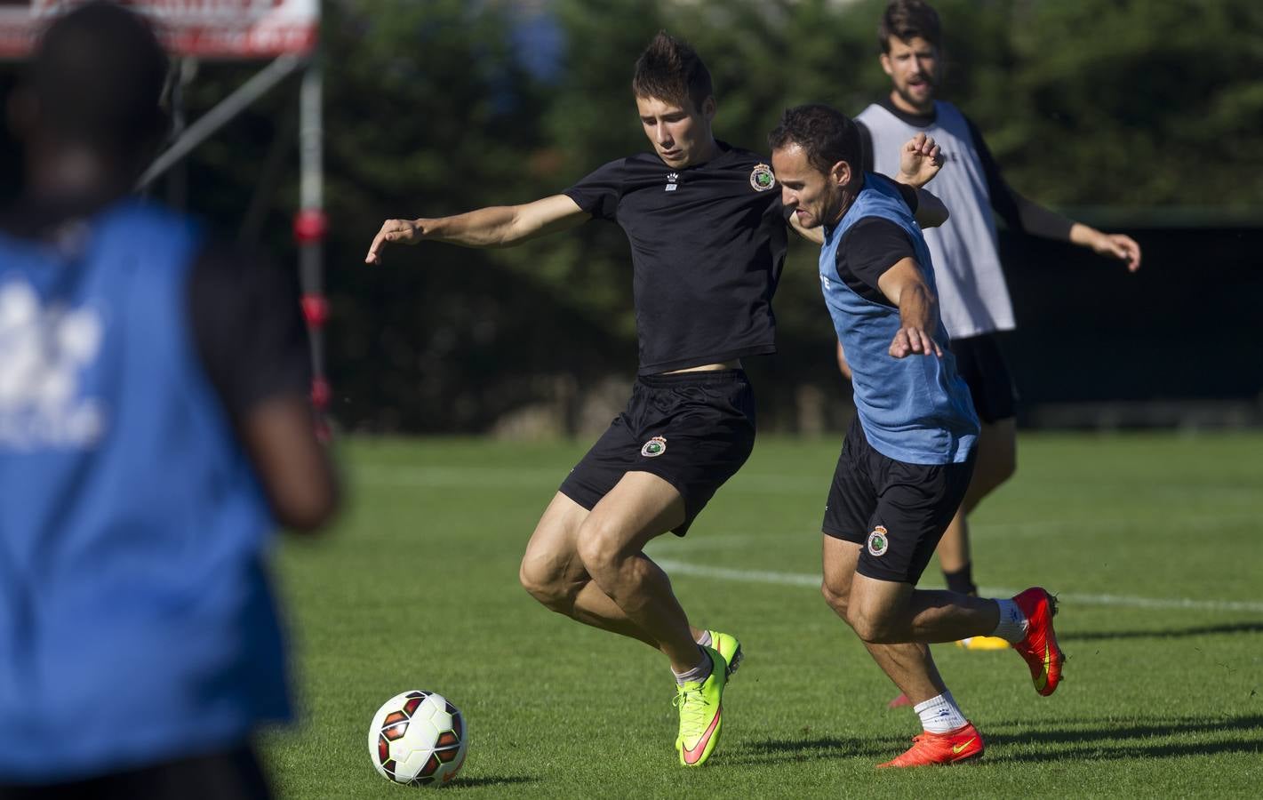 El Racing prepara el partido ante el Zaragoza